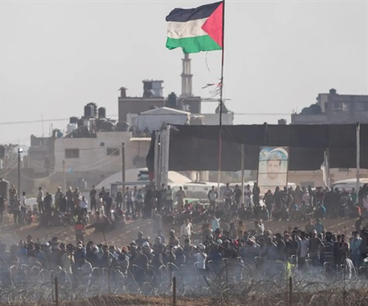 Riot on the Gaza border
