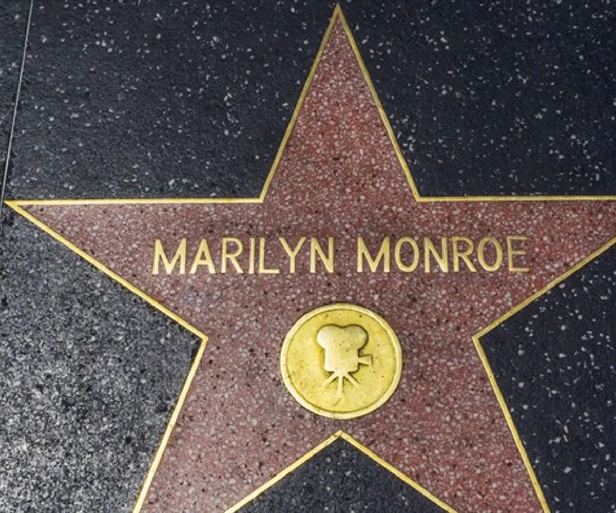 Marilyn Monroe's star on Hollywood Walk of Fame