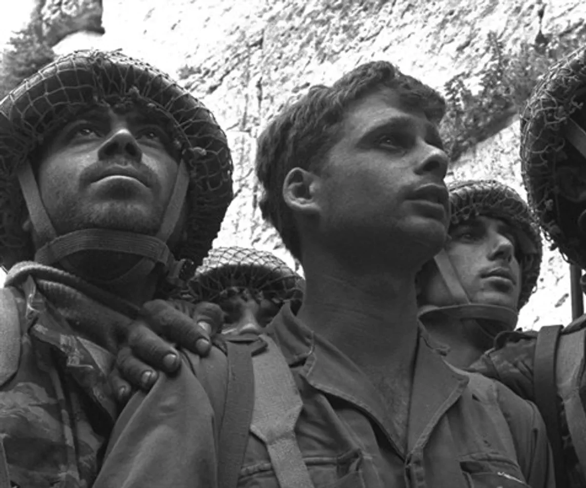 Paratroopers after liberating Western Wall, 1967 / Handout via REUTERS