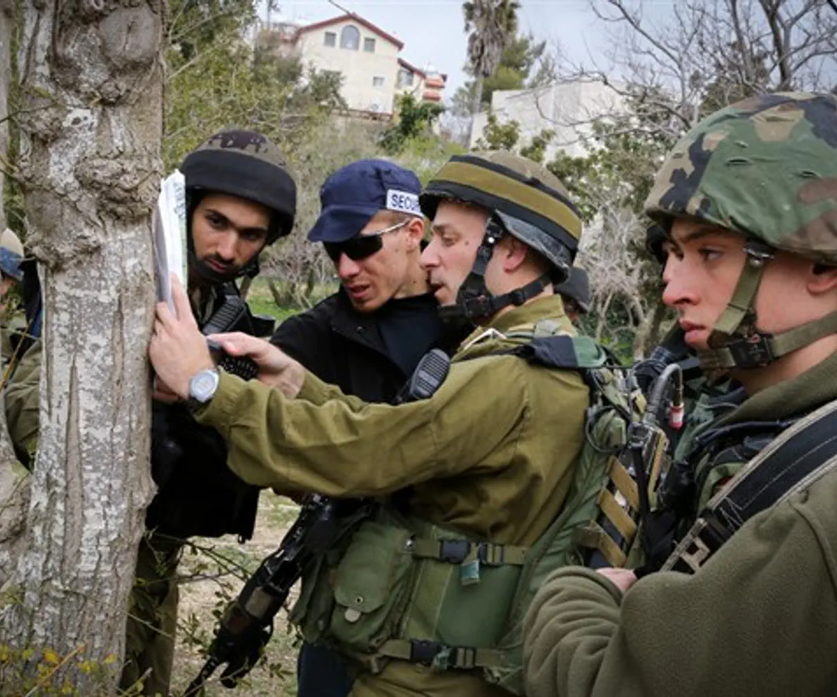 Israeli reserve soldiers in massive training drill in Efrat