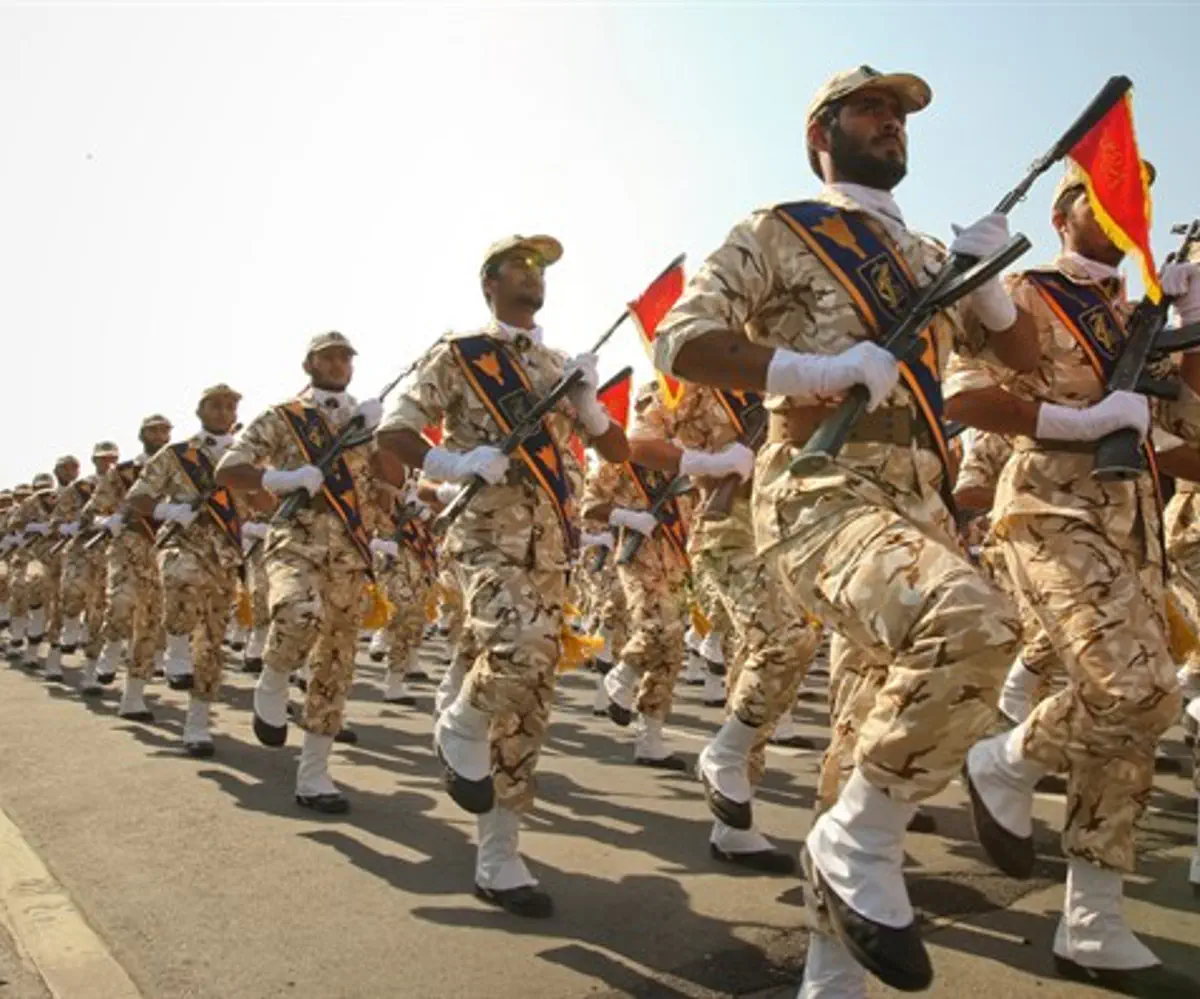 Members of the Iranian Revolutionary Guard