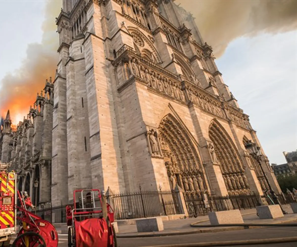 fire at Notre-Dame