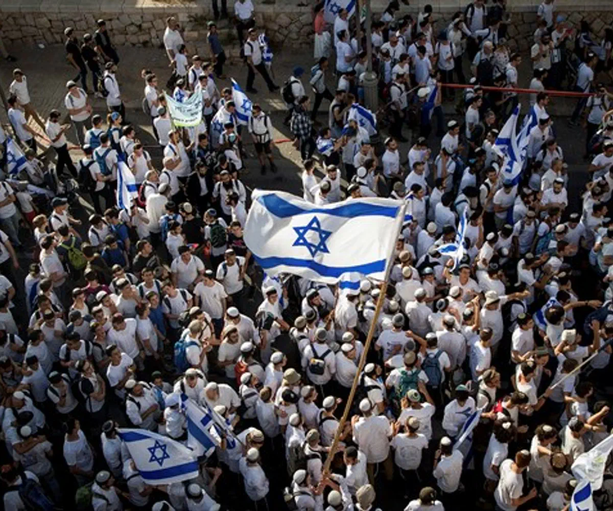 Jerusalem Day march pre-COVID