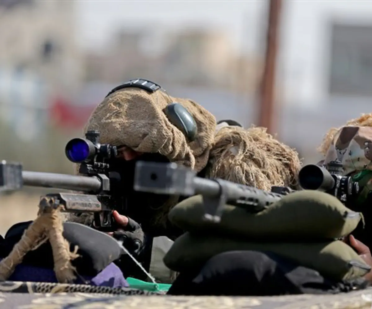 Hamas snipers in Gaza