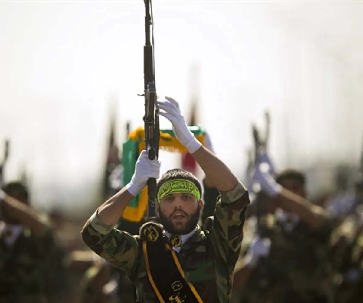 Members of Iran's Basij militia