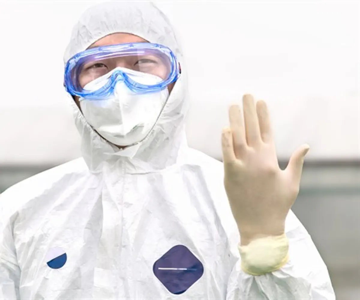 Coronavirus: CDC Expert in a Hazmat Suit