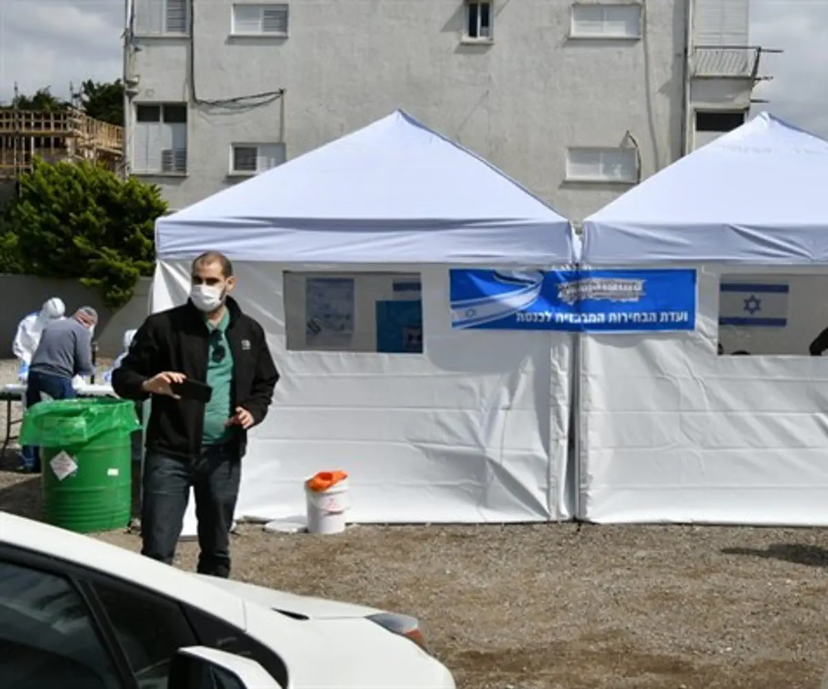 Special polling station for quarantined Israelis