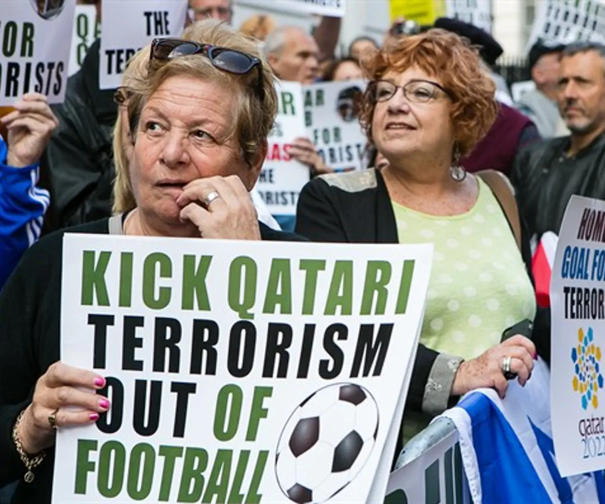 London rally against Qatar's sponsoring terror