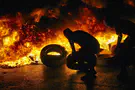 Terror attack in Samaria: 'I escaped through the burning tires'