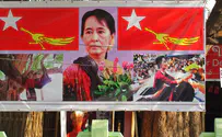 Watch: Anti-coup protesters attack Myanmar police