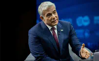 Lapid: No urgency in resuming talks with PA