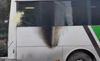 תיעוד: אוטובוס מותקף בירידה משאנור