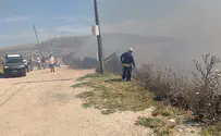 שריפה במצפה יוסף בעת טקס לכיתות א'