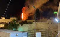 Watch: Temple Mount tree set ablaze above Western Wall