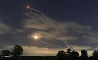 Massive rocket barrage on Ben Gurion Airport, central Israel