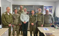 קצינים מארה"ב בפגישה ברבנות הצבאית