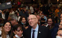 Bereaved families say goodbye to outgoing President Rivlin