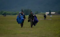 Watch: IDF parachutes into Slovenia in memory of WW2 fighters