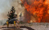 שריפה בהרי ירושלים: עשרות בתים פונו