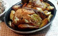 מנת עוף חגיגית במילוי בשר ואורז