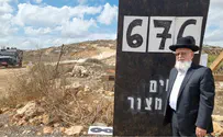 Rabbi of Kiryat Shmoneh visits besieged town