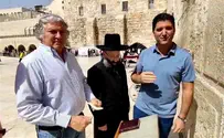 Prayers at Western Wall for recovery of Ron DeSantis' wife
