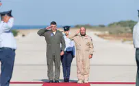 מפקד חיל האויר של האמירויות בתרגיל ישראלי