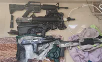 21 רימונים ו-4 נשקים נתפסו בדירה בעיר לוד