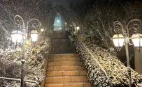 Snow begins to fall in Jerusalem, Tzfat and Samaria