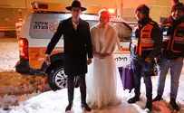 Bride and groom rescued from blizzard near Jerusalem