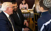 נשיא גרמניה הפתיע את היתומים היהודים
