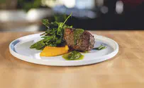Lamb with Peas, Pesto, and Carrots