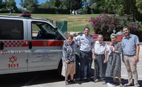 Holocaust survivors’ ambulance brings new Jew into the world