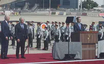 President Herzog tells President Biden: 'Welcome home'