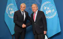 Lapid meets UN Secretary-General in New York