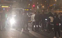 Dozens protest near scene of Jerusalem bombing, blocking road
