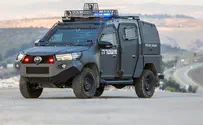 Israel Police introduces a new light armored jeep