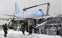 Airport Disaster Drill Practices Response to 747 Plane Crash