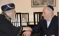 Peres to Rabbi Ovadia Yosef: You Strengthen the Jewish Nation 