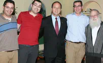 Mayors Visit Yeshivot - and Internet Studios