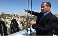 Mayor of Jerusalem Takes Journalists for a High Ride
