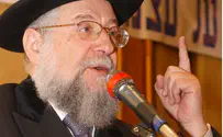 Former Chief Rabbi Yisrael Lau: First of All, Peace Among Us