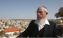 הרב אריאל: המשטרה פוגעת בחרות יהודי הרובע
