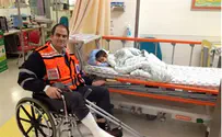 הציל את חייו של ילד למרות שמעד ושבר את רגלו 