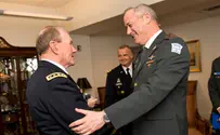 US Army Chief Meets with Gantz after Warning Iran