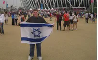 Proudly Wearing Israeli Flag at London Olympic Opening