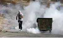 PA Arab Shot after Arab Demonstrators Incite IDF