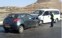 15 Injured in Car-Bus Collision