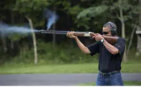 White House Releases Photo of Obama Skeet Shooting
