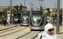 Random Arab Slap Attack on Jerusalem Light Rail